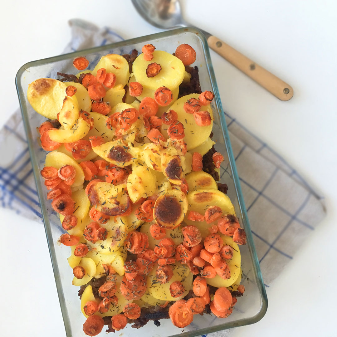 wortel-aardappel-schotel