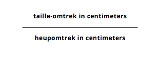 Taille centimeters ratio