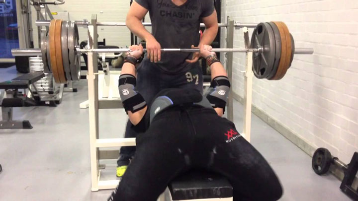 Bench-press-gordijn