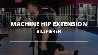 Machine hip extension