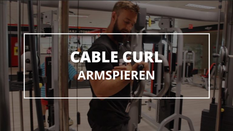 Cable biceps curl