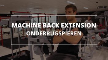 Machine-back-extension