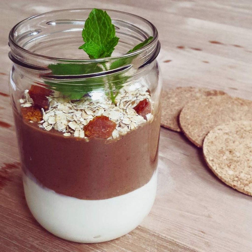 Gezonde chocoladepudding