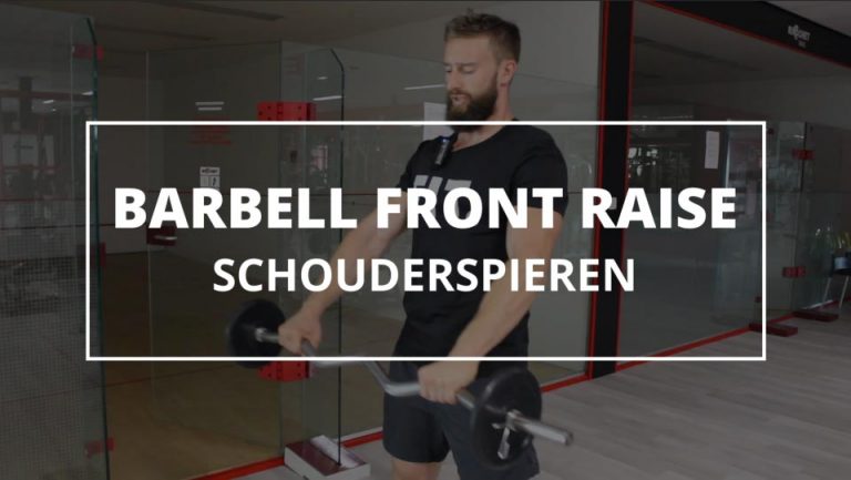Barbell front raise