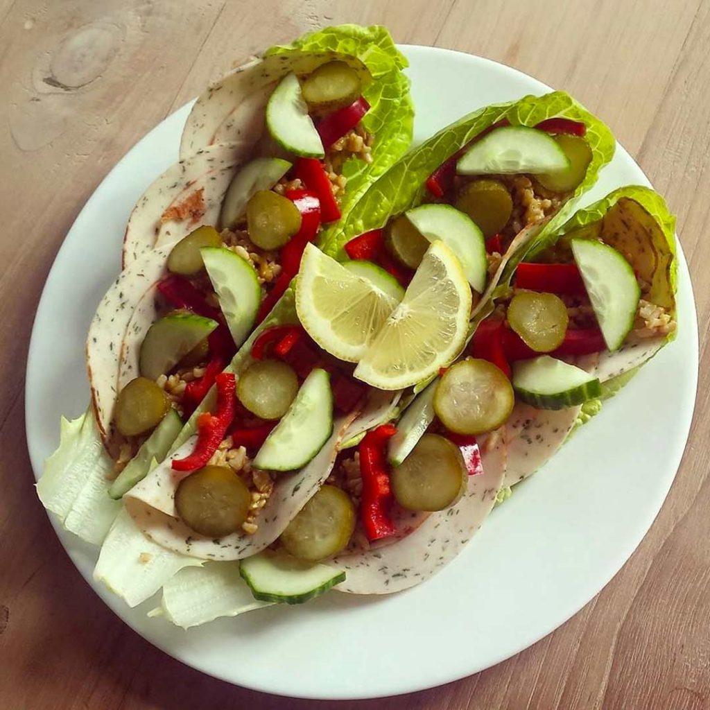 Spicy sla-wraps