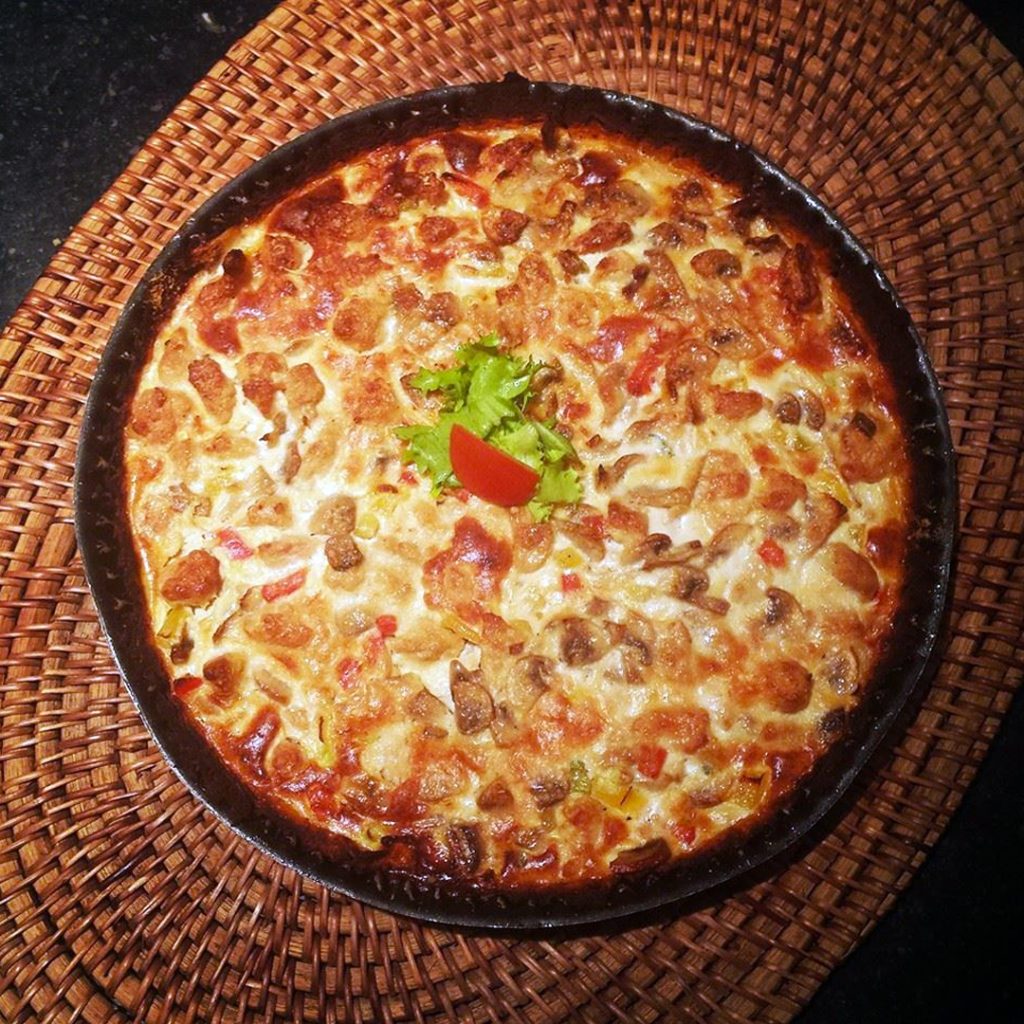 Zoete aardappel quiche