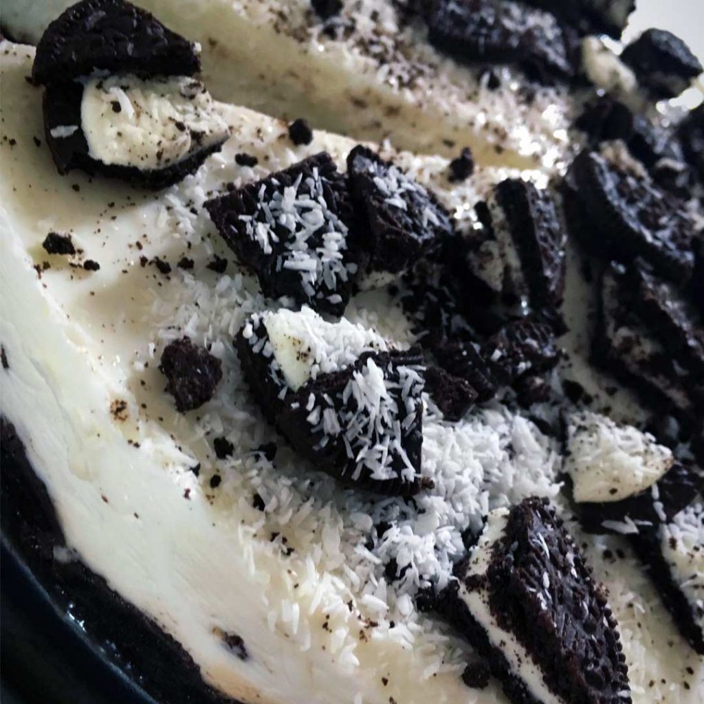 Oreo kokos taart