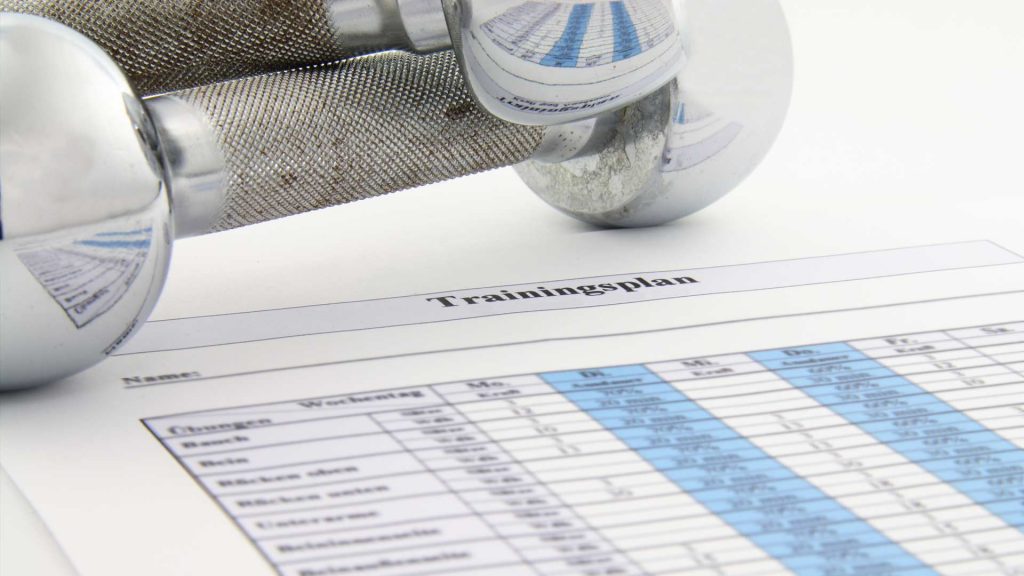 fitnessschema-maken