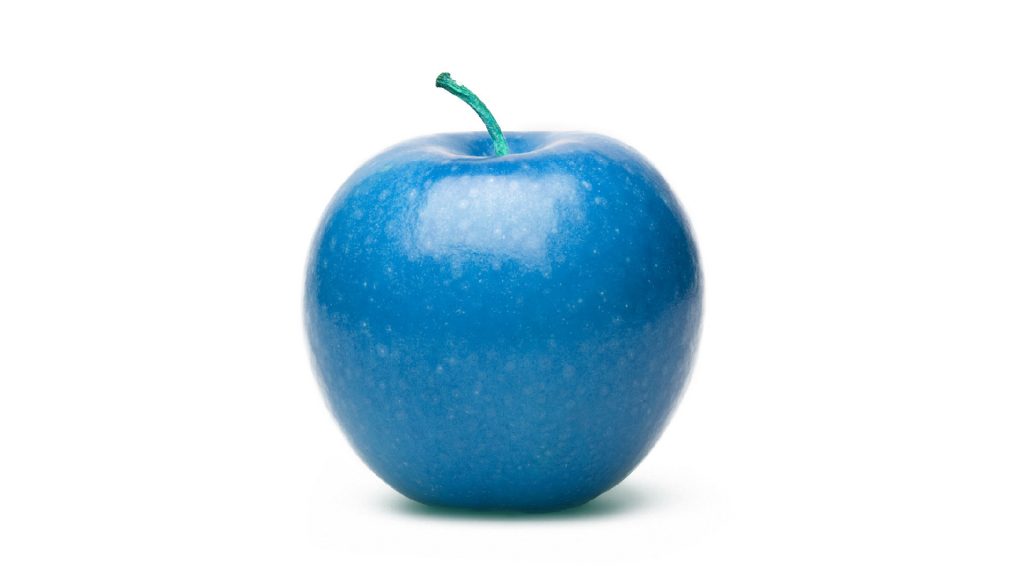 Appel blauw