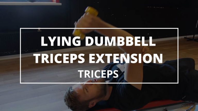 Lying Dumbbell Triceps Extension