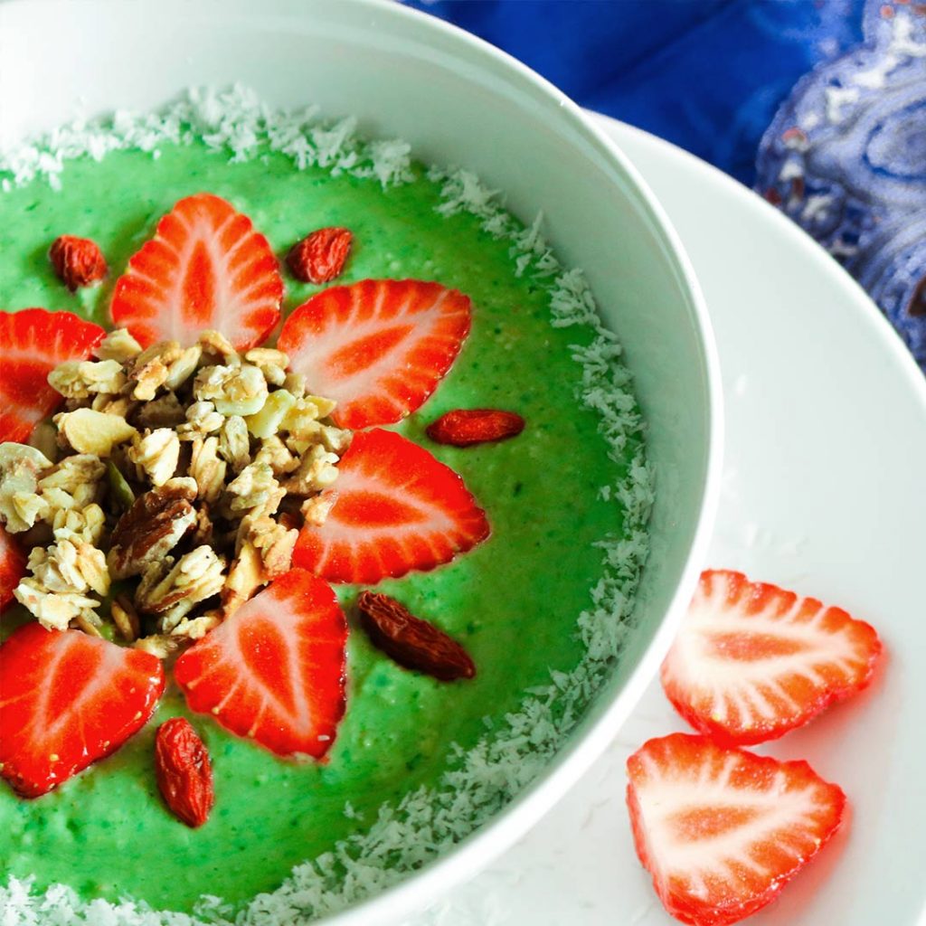 Groene smoothie bowl