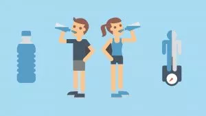 Helpt water drinken om af te vallen?