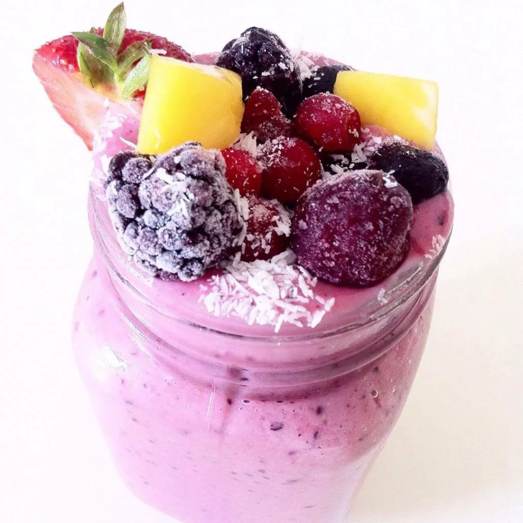 Gezonde fruitshake