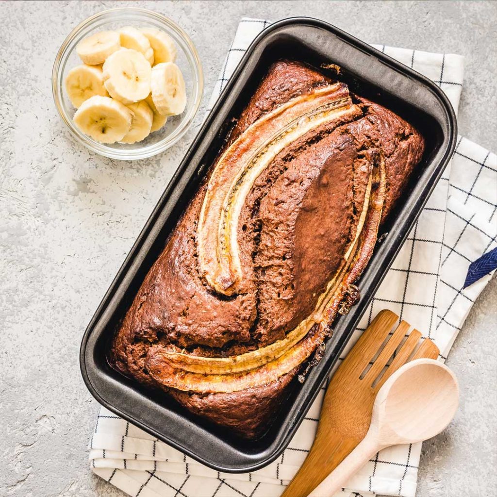 Bananenbrood met chocolade