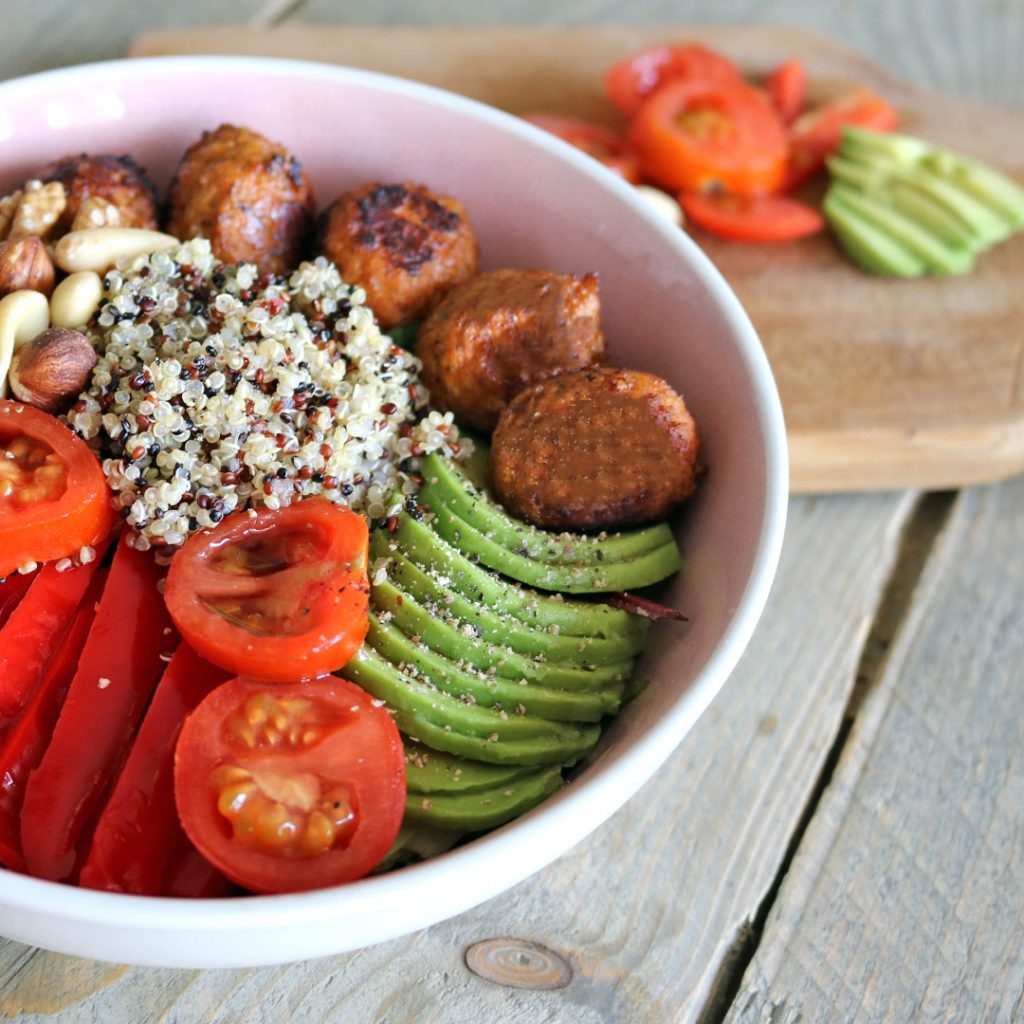 Quinoa vega salade