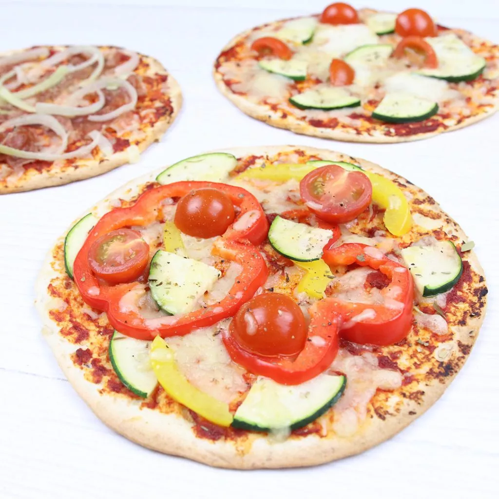Gezonde snelle pizza