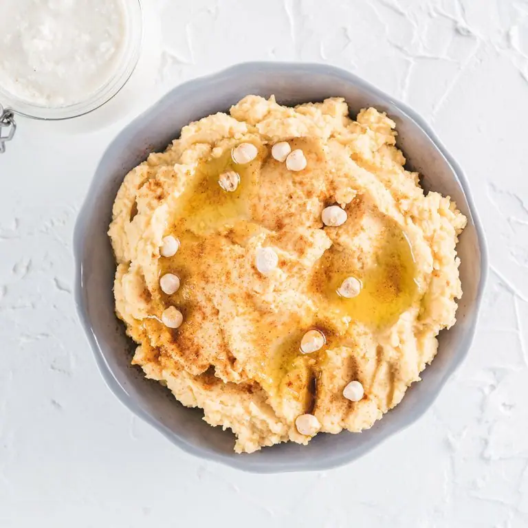 Zelfgemaakte hummus