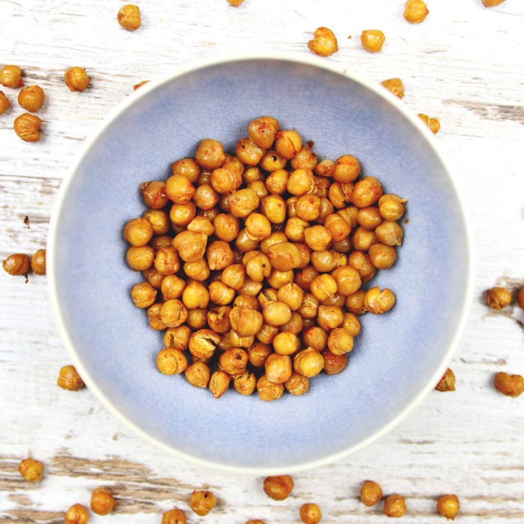 Geroosterde kikkererwtensnack