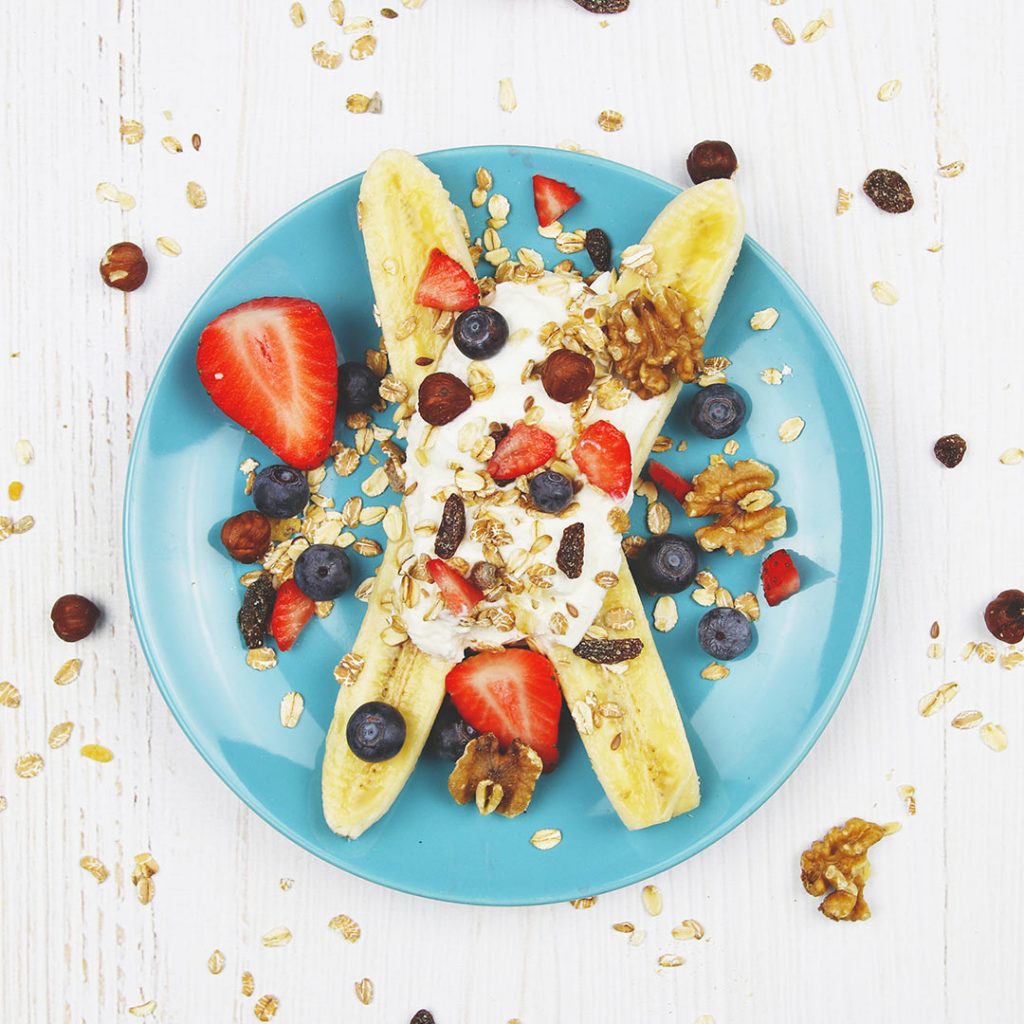 Bananensplitontbijtje