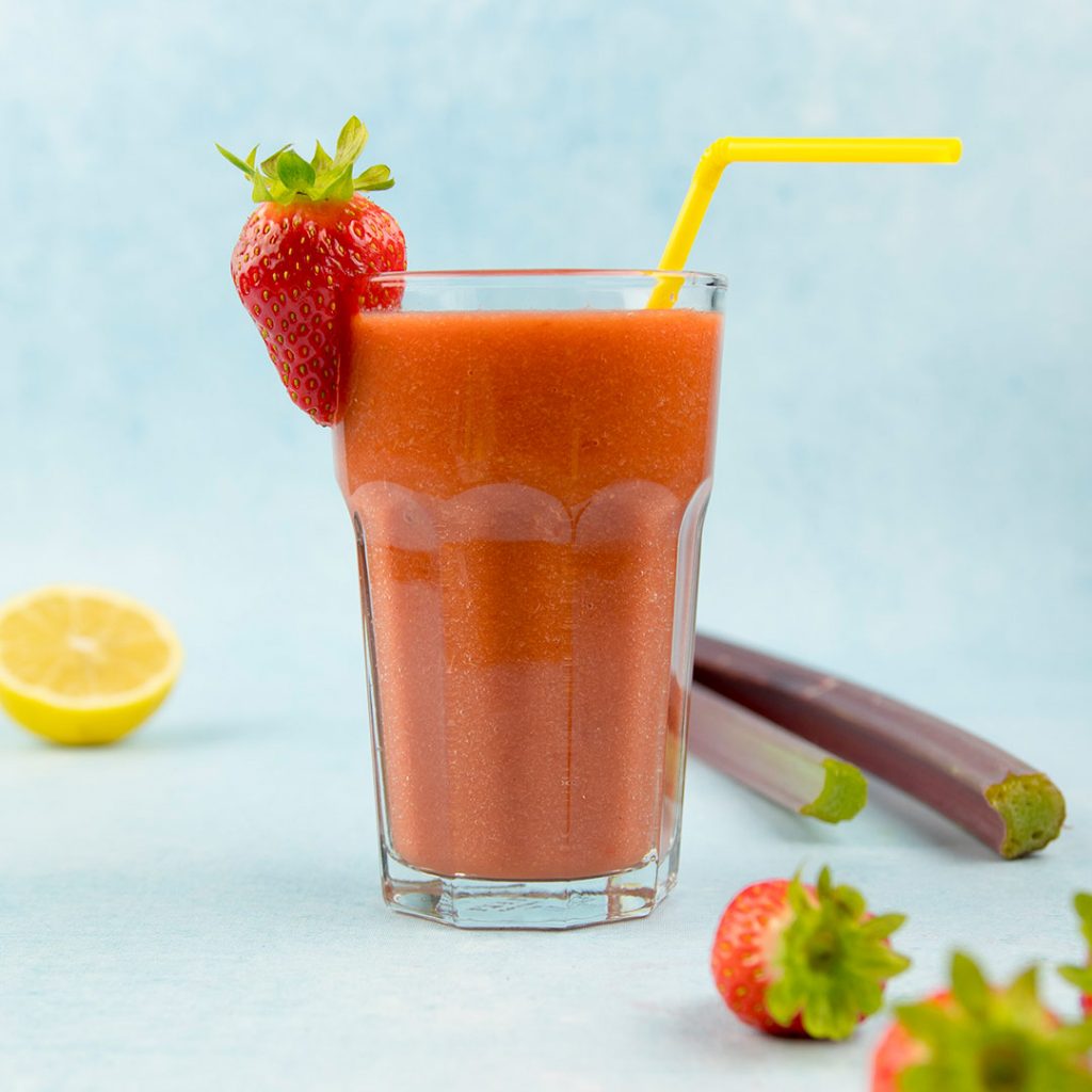 Zoetzure rabarbersmoothie