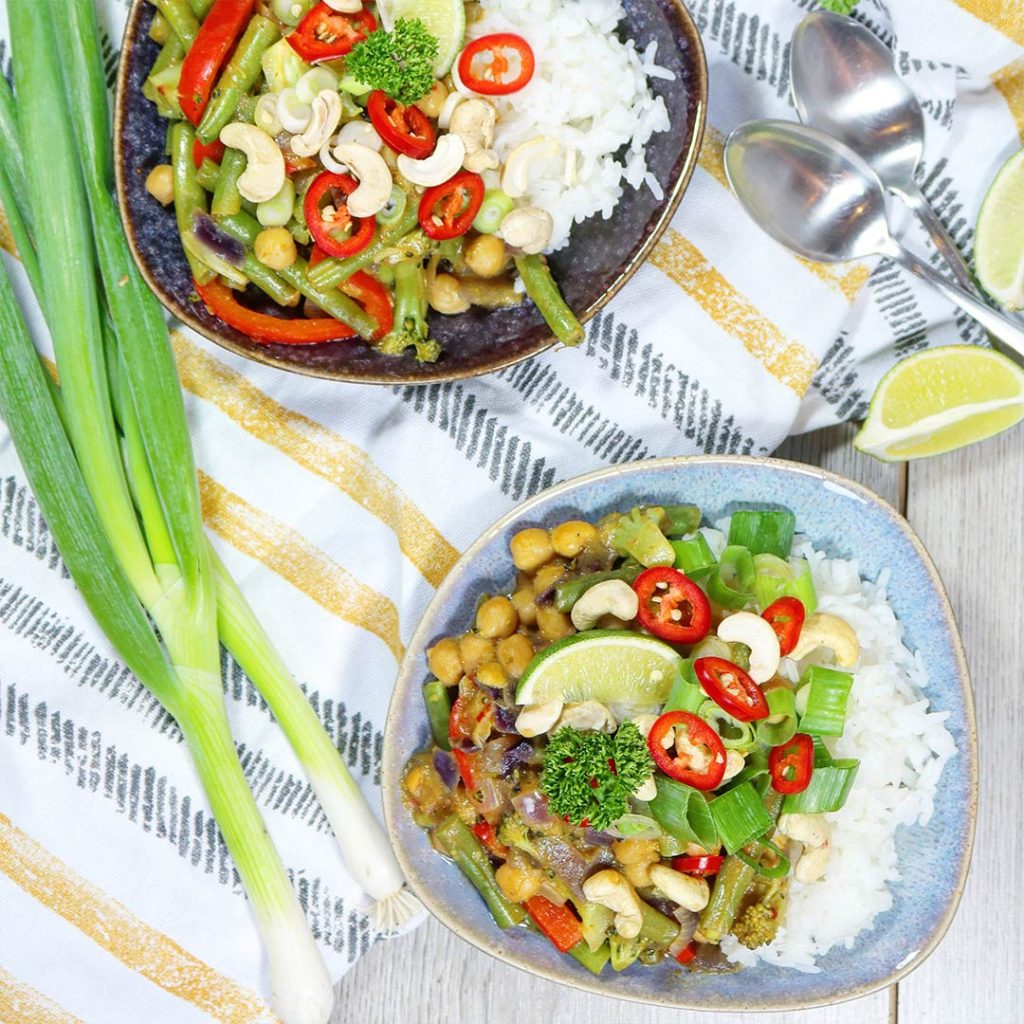 Vegan kikkererwtencurry