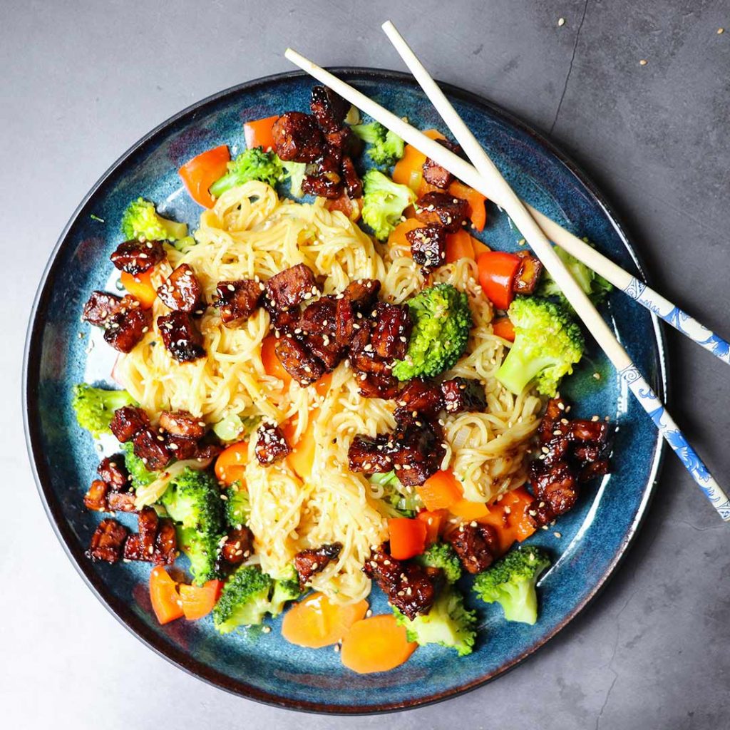 Veganistische wok