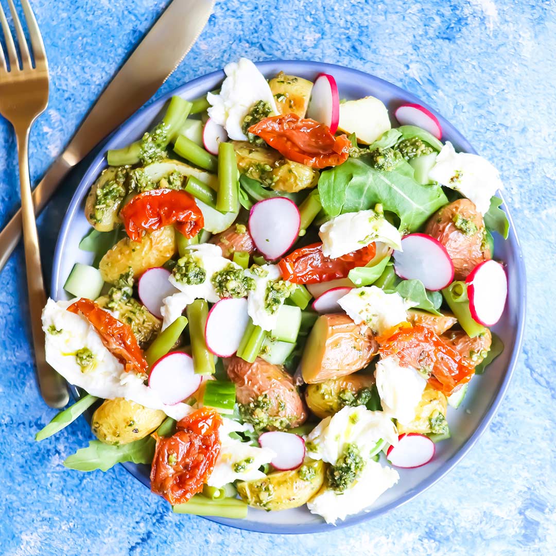 Italiaanse aardappel salade gezonde recepten