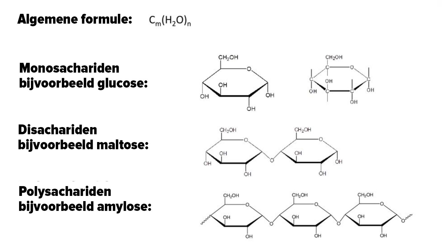 koolhydraten-formule