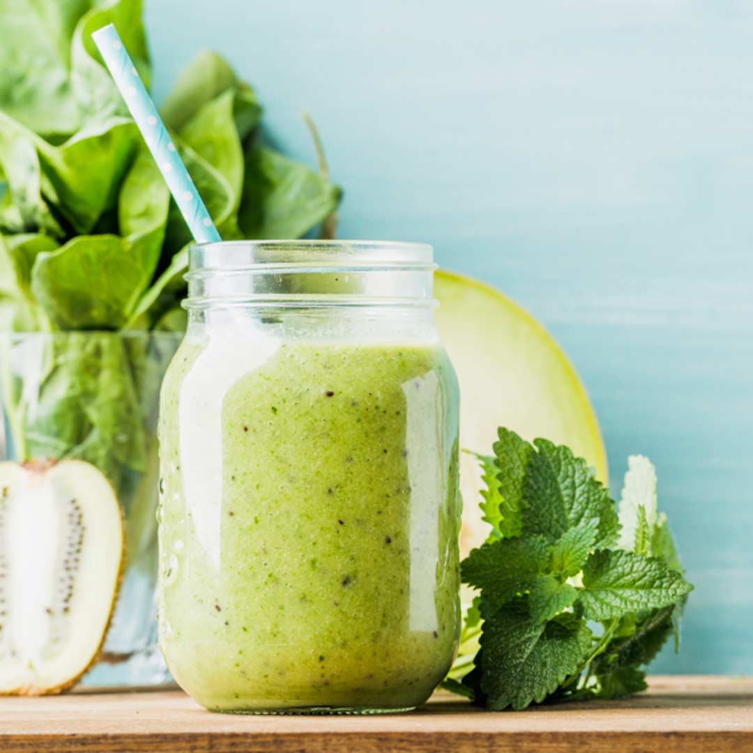 Spinazie kiwi smoothie recept