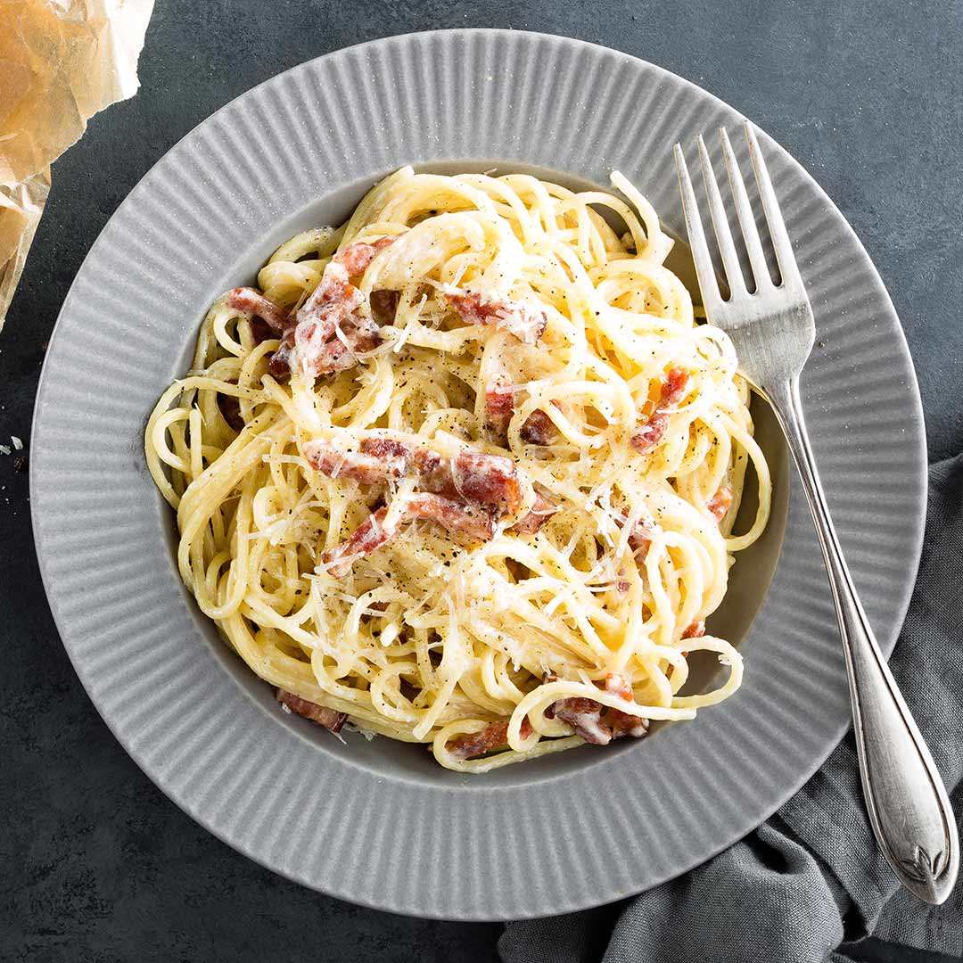 Recept: romige Pasta carbonara - FIT.nl