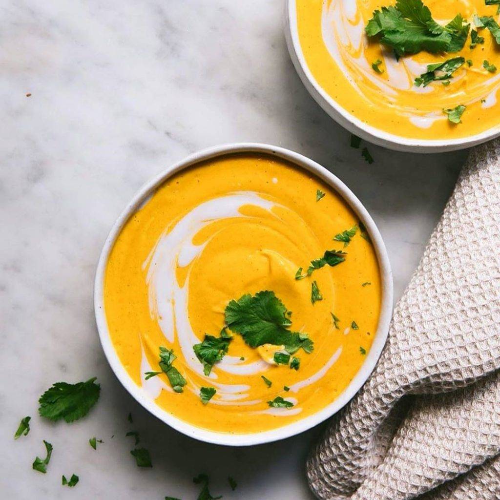 Pompoensoep met curry