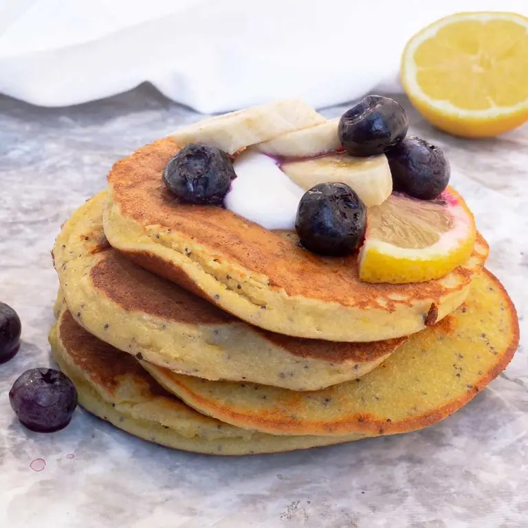 Maanzaad citroen pannenkoekjes