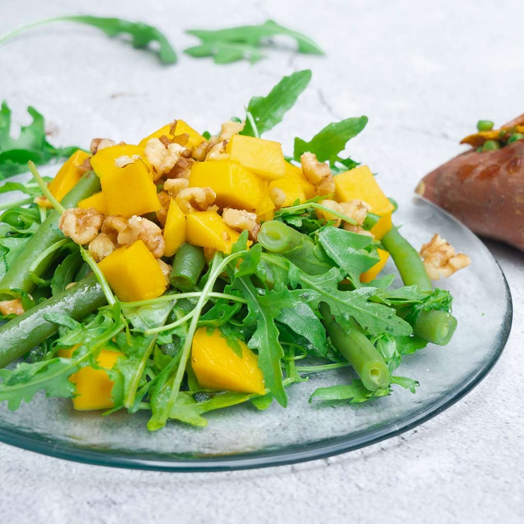 Mangosalade met boontjes