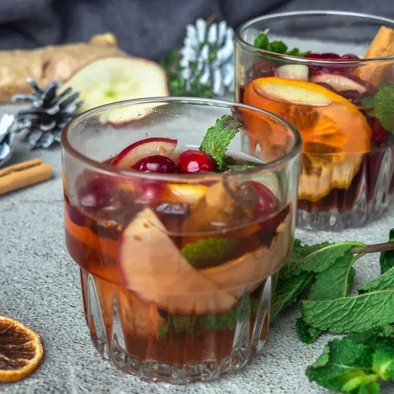 Appel cranberry cider