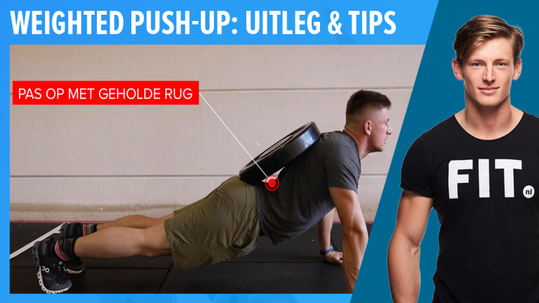 Weighted push-up