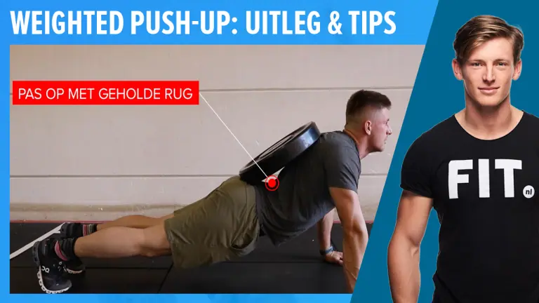 Weighted push-up