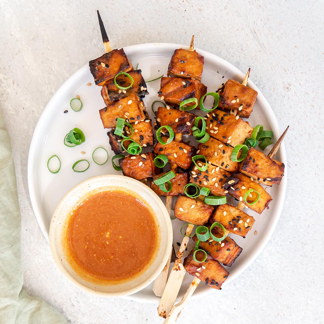 Barbecue tofu spies