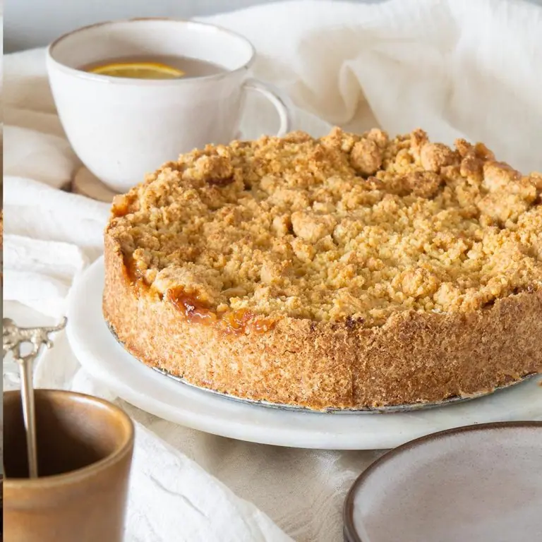 Zoute karamel appeltaart (vegan)