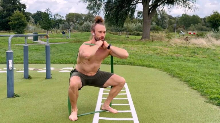 Banded squat