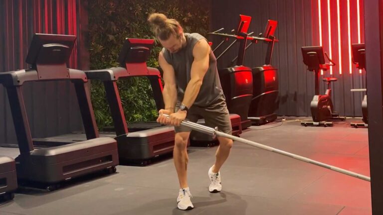 Landmine core rotations