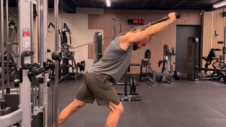 Overhead triceps extension