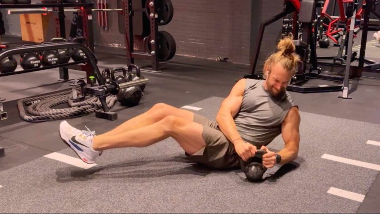 Kettlebell russian twist