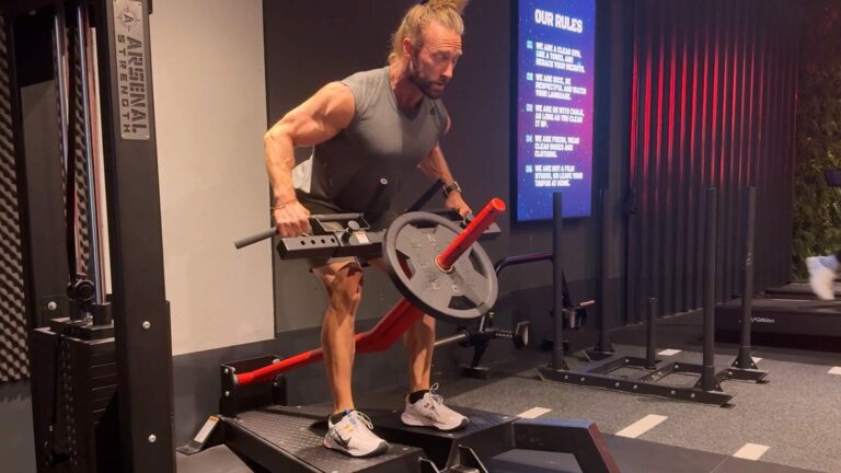 Standing t-bar row